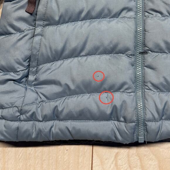 Patagonia Kids Size S (7-8) Duck Down Insulated Sweater Puffer Jacket Blue - Picture 6 of 9